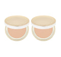 2 x THE FACE SHOP FMGT Gold Collage Ampoule Two-Way Pact 9.5g #203 Natural Beige from Korea