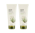 2 x THE FACE SHOP Herb Day 365 Master Blending Foaming Cleanser – Aloe & Green Tea 170ml from Korea