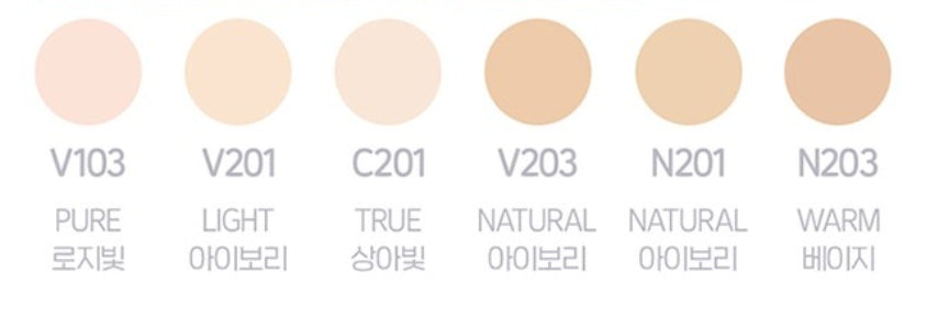 2 x THE FACE SHOP Ink Lasting Foundation Slim Fit New 35ml #V103 Pure from Korea