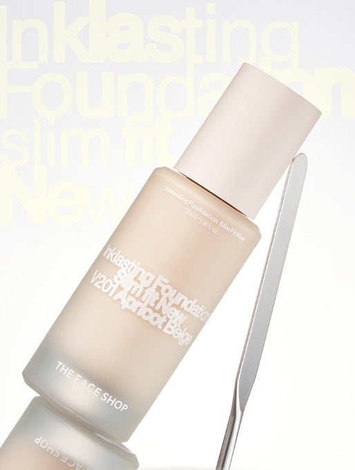 2 x THE FACE SHOP Ink Lasting Foundation Slim Fit New 35ml #C201 True from Korea