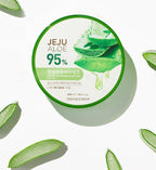 2 x THE FACE SHOP Jeju Aloe Fresh Soothing Gel 300ml (Jar Type) from Korea