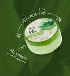 3 x THE FACE SHOP Jeju Aloe Fresh Soothing Gel 300ml (Jar Type) from Korea
