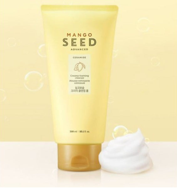 THE FACE SHOP Mango Seed Creamy Foaming Cleanser 300ml from Korea