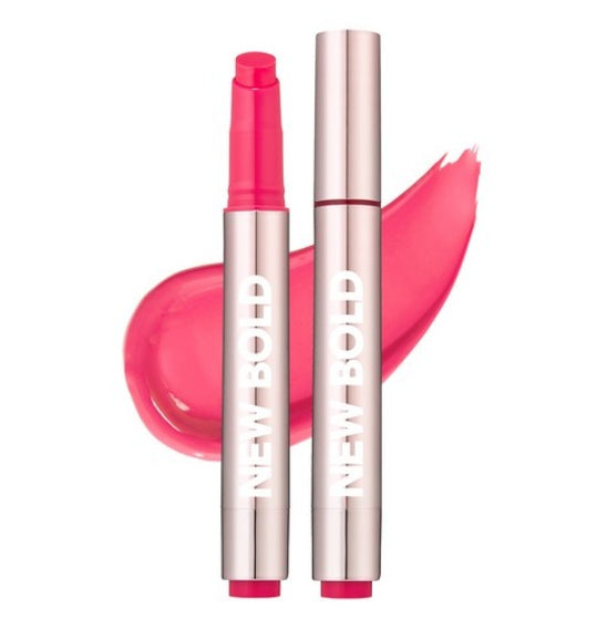 THE FACE SHOP New Bold Glow Melting Lip 2.9g #02 Chu-Trawberry from Korea