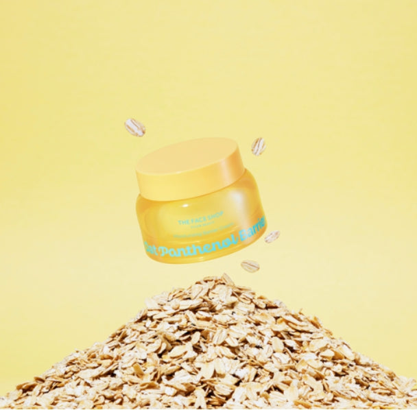 2 x THE FACE SHOP Oat Panthenol Moisturizing Barrier Cream 60ml from Korea