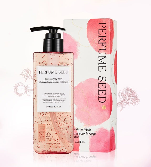 2 x THE FACE SHOP Perfum Seed Capsule Body Wash 300ml – Luxurious Fragrance & Soft Skin from Korea