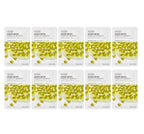 10 x THE FACE SHOP Real Nature Haricot Mungo Face Mask 20g from Korea