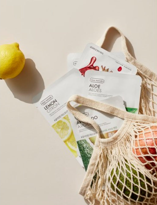 10 x THE FACE SHOP Real Nature Lemon Face Mask 20g from Korea