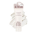 THE FACE SHOP Rice Water Bright Rice Bran Pore Peeling To Foam Cleanser 150g from Korea