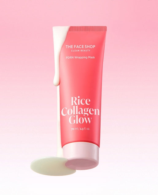 THE FACE SHOP Rice Collagen Glow PDRN Wrapping Mask 70ml from Korea