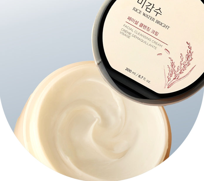 2 x THE FACE SHOP Rice Water Bright Facial Cleansing Cream 200ml from Korea