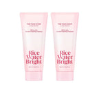2 x THE FACE SHOP Rice Water Bright Milk & Jelly Double Foaming Cleanser 190ml from Korea