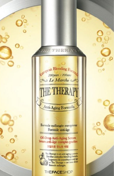 THE FACE SHOP The Therapy Oil-Drop Anti-Aging Facial Serum 45ml from Korea