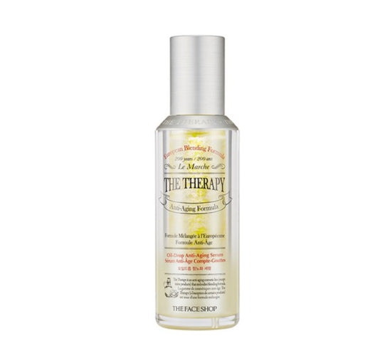 THE FACE SHOP The Therapy Oil-Drop Anti-Aging Facial Serum 45ml from Korea