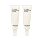 2 x THE FACE SHOP The Therapy Vegan Moisturizing Sun Serum SPF50+ PA++++ 50ml from Korea