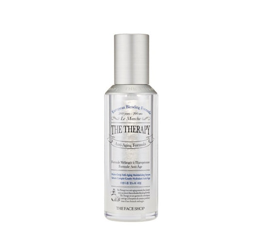 THE FACE SHOP The Therapy Water-Drop Anti-Aging Facial Serum 45ml - Deep Hydration & Wrinkle Care from Korea