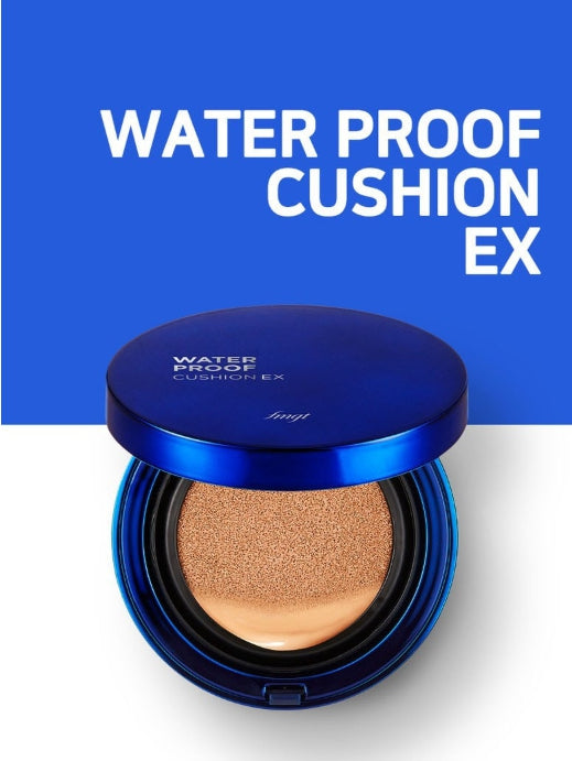 THE FACE SHOP Water Proof Cushion EX 15g SPF50+ PA++++ (V203 Natural Beige) – Long‑Wear Cushion Foundation from Korea