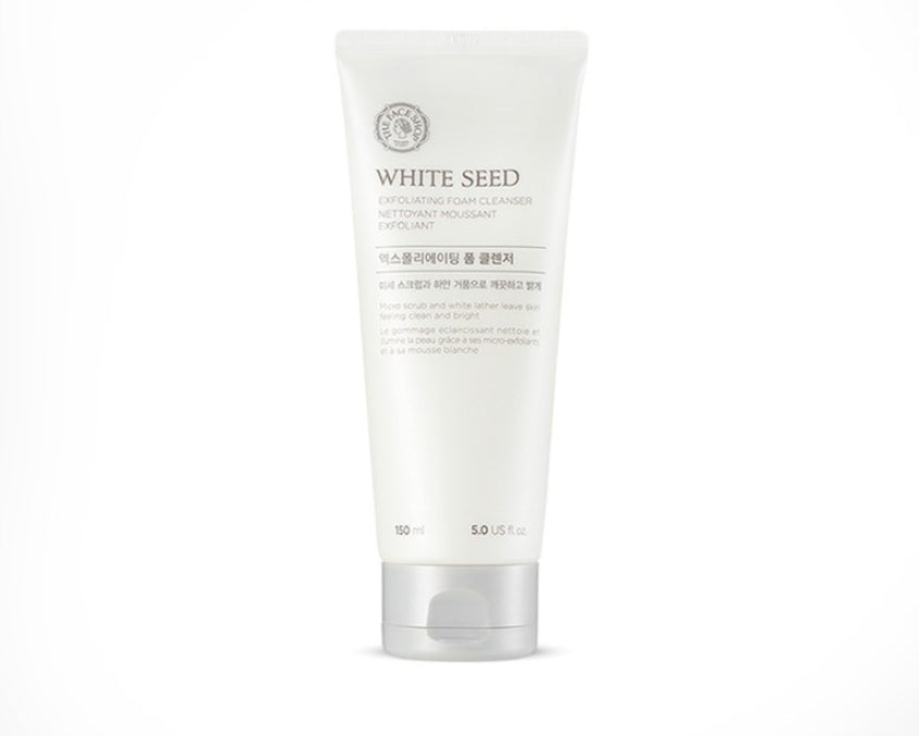 THE FACE SHOP White Seed Exfoliating Cleansing Foam 150ml from Korea