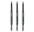 3 x THE FACE SHOP fmgt Brow Lasting Proof Pencil EX 0.2g (04 Gray Brown) – Long‑Wear Waterproof Brow Definer from Korea