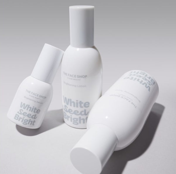 2 x THE FACE White Seed Brightening Toner 250ml – Radiance & Tone‑Care from Korea