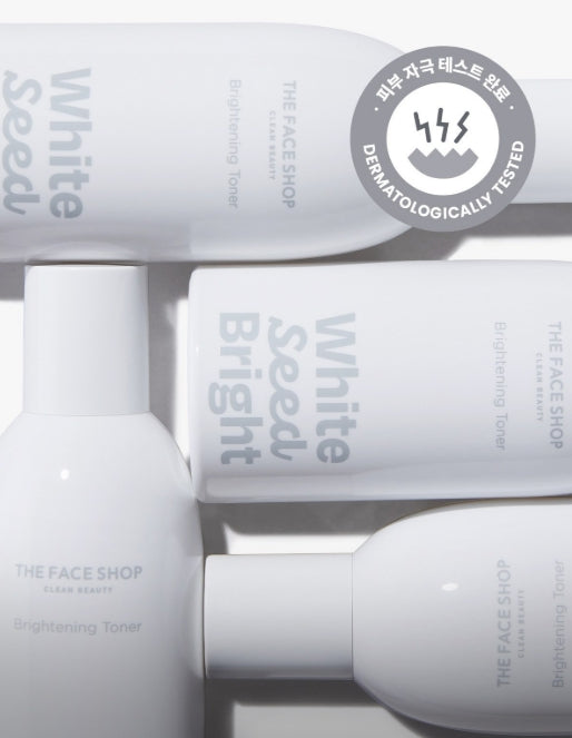 2 x THE FACE White Seed Brightening Toner 250ml – Radiance & Tone‑Care from Korea