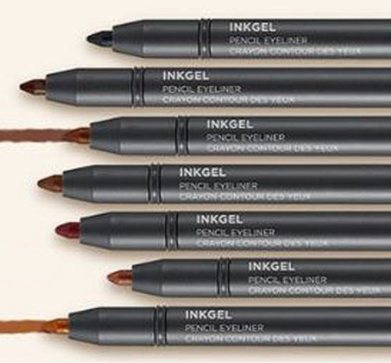 2 x THE FACE SHOP Ink Gel Pencil Liner 0.5g #03 Seattle Brown – High‑Definition Gel Pencil Eyeliner from Korea