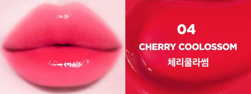 2 x THE FACE SHOP New Bold Glow Melting Lip 2.9g #04 Cherry Coolossom from Korea