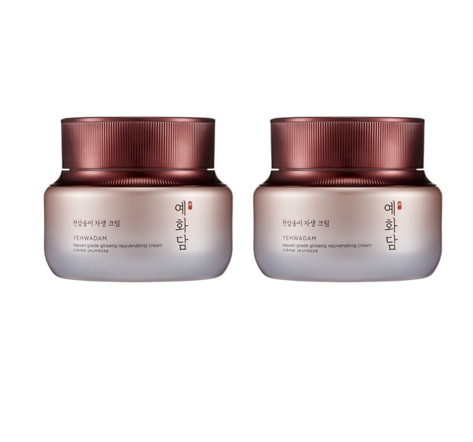 2 x THE FACE SHOP Yehwadam Heaven Grade Ginseng Rejuvenating Cream 50ml from Korea