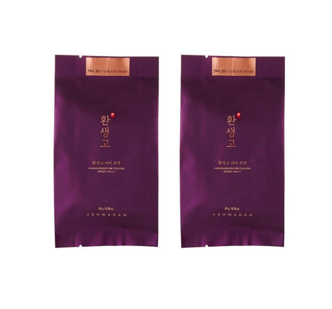 2 x THE FACE SHOP Yehwadam Hwansaenggo BB Cushion #21 #23 Refill from Korea