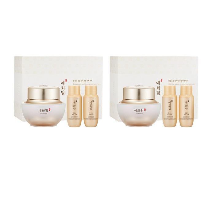 2 x THE FACE SHOP Yehwadam Hwansaenggo Snow Glow Dark Spot Correcting Cream Special Set (3 Items) from Korea