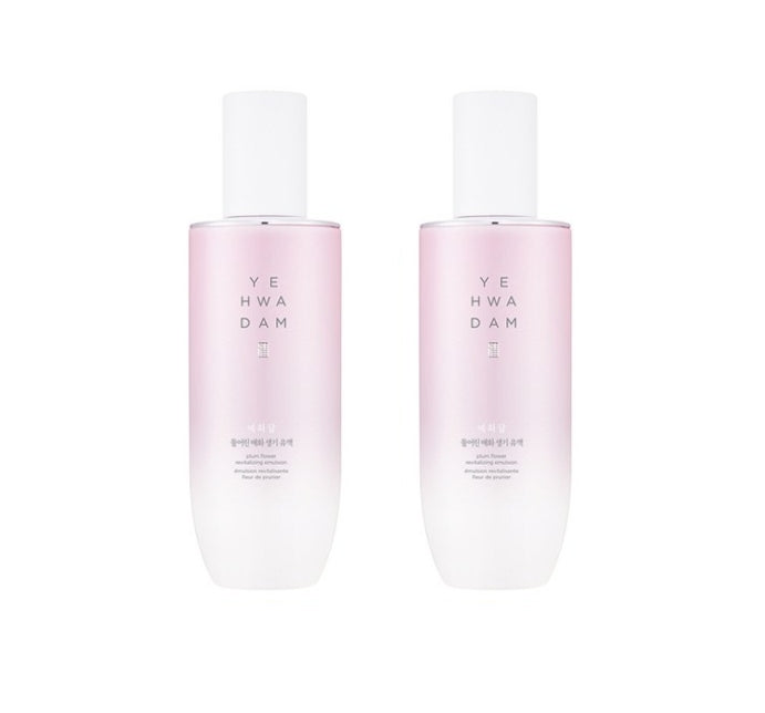 2 x THE FACE SHOP Yehwadam Plum Flower Revitalizing Emulsion 140ml from Korea