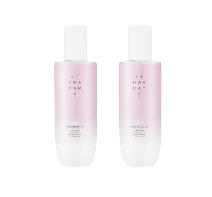 2 x THE FACE SHOP Yehwadam Plum Flower Revitalizing Toner 160ml from Korea