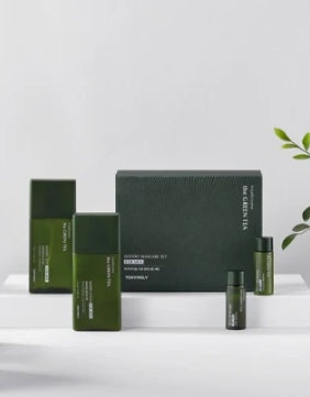 [MEN] TONYMOLY The Green Tea Truebiome Watery For Men Set (4 Items) from Korea