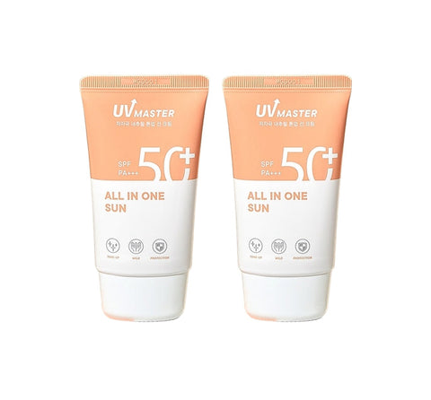 2 x TONYMOLY UV Master All in One Sun Cream 50ml, SPF50+ PA+++ from Korea