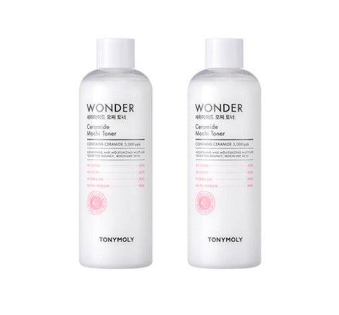 2 x TONYMOLY Wonder Ceramide Mochi Toner 500ml from Korea