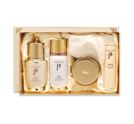 The History of Whoo Bichup Anti-aging Set with herbal essence and creams for skin firming and rejuvenation