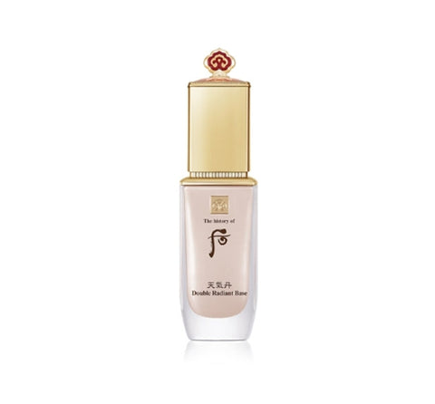 The History of Whoo Cheongidan Hwahyun Double Radiant Base bottle for brightening and smoothing skin before makeup