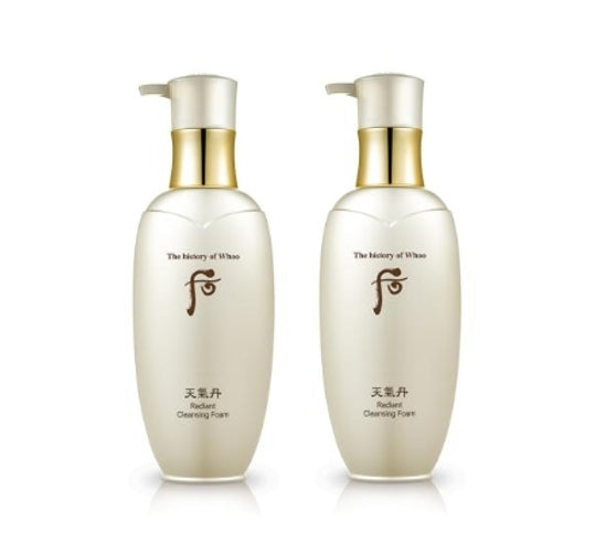 The History of Whoo Cheongidan Hwahyun Radiant Cleansing Foam tube for brightening and gentle daily cleansing