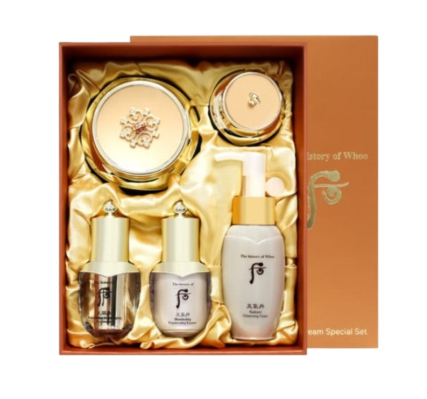 The History of Whoo Cheongidan Hwahyun Radiant Regenerating Eye Cream Sep. 2025 Set (5 Items) from Korea