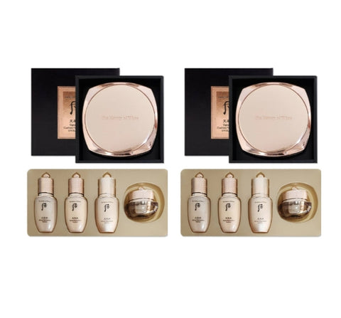 2 x The History of Whoo Cheonyuldan New Hwayul Signature Cushion Foundation #21 Dec. 2024 Set (6 Items) from Korea