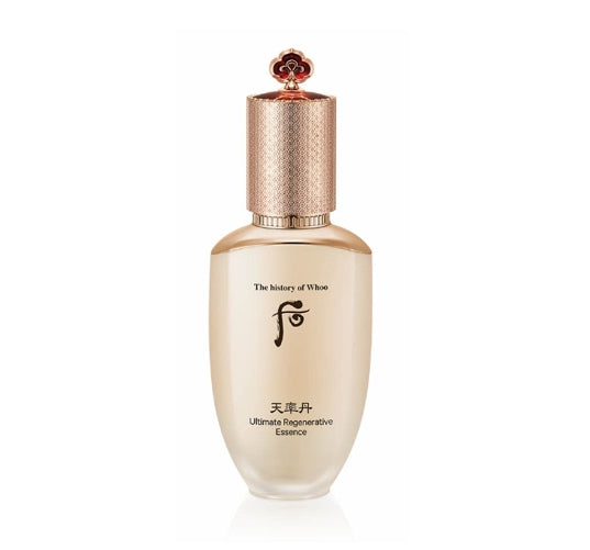 The History of Whoo Cheonyuldan Hwayul Ultimate Regenerating Essence bottle for anti-aging and skin rejuvenation