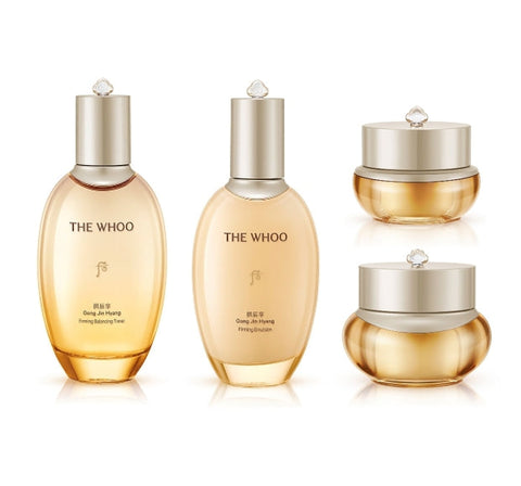 The History of Whoo Gongjinhyang Firming Balancing Toner 150ml + Emulsion 110ml + Cream 50ml + Eye Cream 20ml from Korea