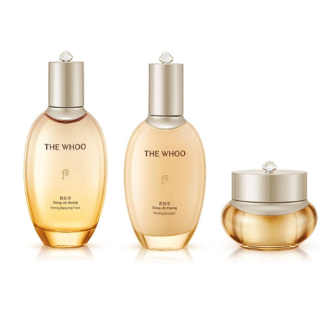 The History of Whoo Gongjinhyang Firming Balancing Toner 150ml + Emulsion 110ml + Cream 50ml from Korea