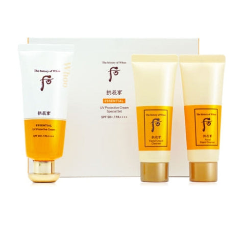 The History of Whoo Gongjinhyang Jinhaeyoon Essential UV Protective Cream Set (3 Items) Ma from Korea