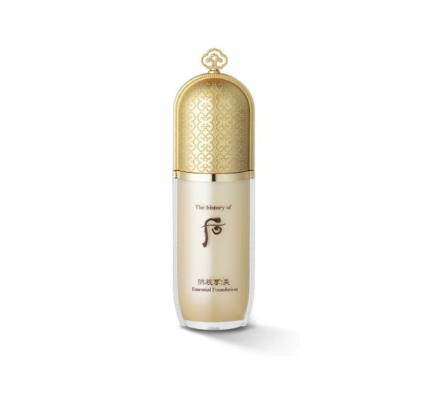 The History of Whoo Gongjinhyang:Mi Essential Foundation bottle for natural-looking coverage and skin hydration
