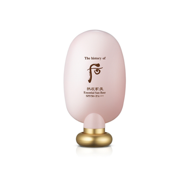 The History of Whoo Gongjinhyang:Mi Essential Sun Base tube for UV protection and radiant makeup priming