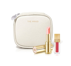 The History of Whoo Gongjinhyang:Mi Glow Lip Balm Pink July 2024 Set (3 Items) from Korea