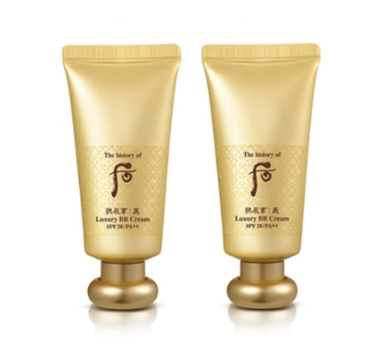The History of Whoo Gongjinhyang:Mi Luxury BB Cream tube for radiant skin coverage and nourishing care