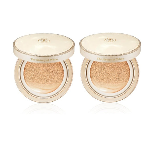 2 x The History of Whoo Gongjinhyang:Mi Luxury Golden Cushion (2 Colours) from Korea