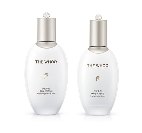 The History of Whoo Gongjinhyang:Seol Brightening Balancing Toner 150ml + Emulsion 110ml from Korea